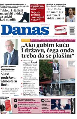 Danas - broj 7649-7650, 8. sep 2018.
