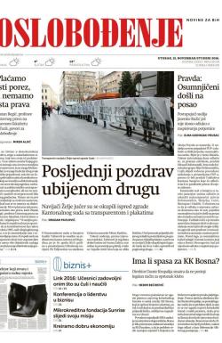 Oslobođenje - broj 25136, 15. nov 2016.