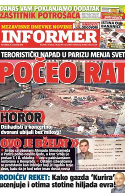 Informer - broj 1079, 16. nov 2015.