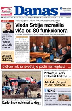 Danas - broj 6391, 30. mar 2015.