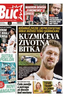 Blic - broj 8047, 15. jul 2019.