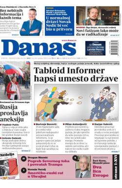 Danas - broj 9115, 1. okt 2022.