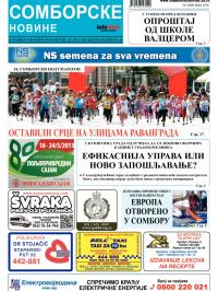 Somborske novine - broj 3074, 24. maj 2013.
