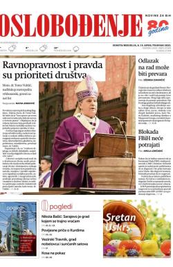 Oslobođenje - broj 27269, 8. apr 2023.