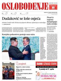 Oslobođenje - broj 25654, 28. apr 2018.