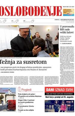 Oslobođenje - broj 25420, 2. sep 2017.