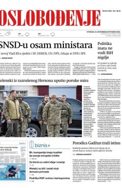 Oslobođenje - broj 27148, 15. nov 2022.
