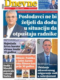 Dnevne novine - broj 3122, 13. okt 2021.