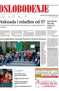 Oslobođenje - broj 26157, 23. sep 2019.