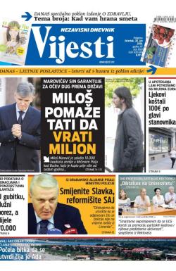 Vijesti - broj 6560, 30. jun 2016.