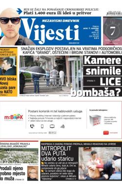 Vijesti - broj 6272, 11. sep 2015.