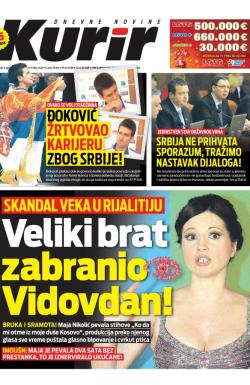 Kurir - broj 3426, 9. apr 2013.