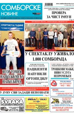 Somborske novine - broj 3111, 7. feb 2014.