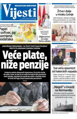 Vijesti - broj 9472, 8. sep 2024.
