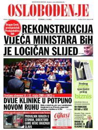 Oslobođenje - broj 24.700, 1. sep 2015.