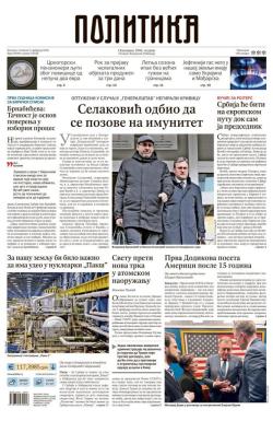 Politika - broj 40289, 5. feb 2026.