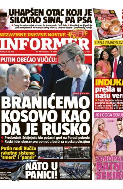 Informer - broj 1837, 10. maj 2018.