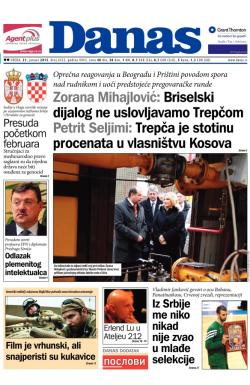Danas - broj 6323, 21. jan 2015.