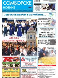 Somborske novine - broj 3256, 18. nov 2016.