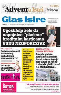 Glas Istre - broj 322, 24. nov 2022.