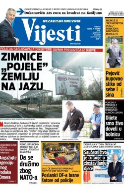 Vijesti - broj 6298, 7. okt 2015.