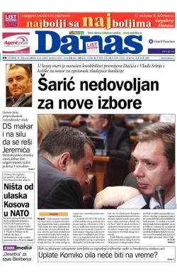 Danas - broj 5608, 5. feb 2013.