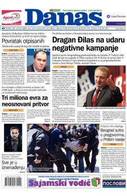 Danas - broj 5503, 23. okt 2012.