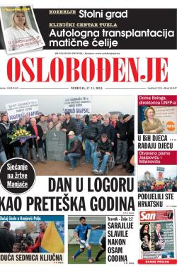 Oslobođenje - broj 24.047, 17. nov 2013.