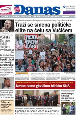 Danas - broj 7134, 11. apr 2017.