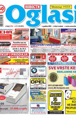 Novosti oglasi - broj 1354, 11. mar 2015.