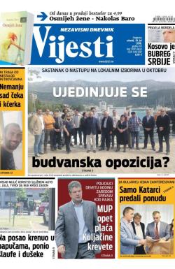 Vijesti - broj 6579, 19. jul 2016.