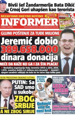 Informer - broj 1361, 17. okt 2016.