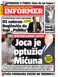 Informer - broj 113, 18. sep 2012.