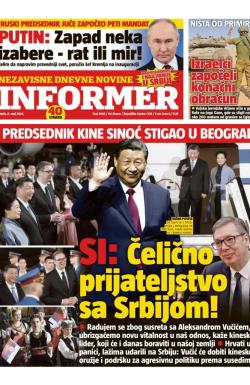 Informer - broj 3668, 8. maj 2024.