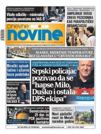 Dnevne novine - broj 2733, 16. jul 2020.