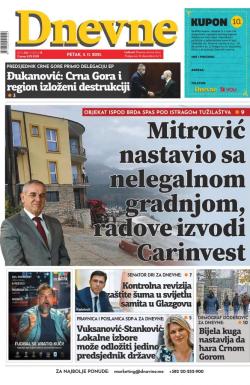 Dnevne novine - broj 3142, 5. nov 2021.