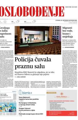 Oslobođenje - broj 26186, 22. okt 2019.
