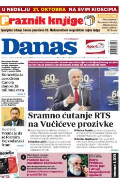 Danas - broj 7691-7692, 20. okt 2018.