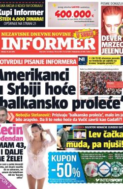Informer - broj 1254, 14. jun 2016.