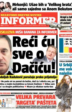 Informer - broj 274, 29. mar 2013.