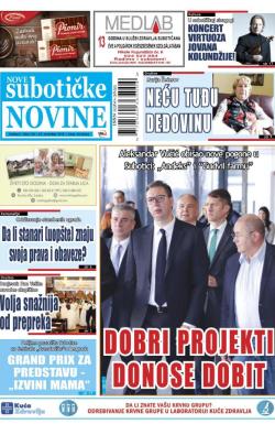 Nove Subotičke novine - broj 143, 29. nov 2019.