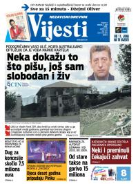 Vijesti - broj 6171, 2. jun 2015.