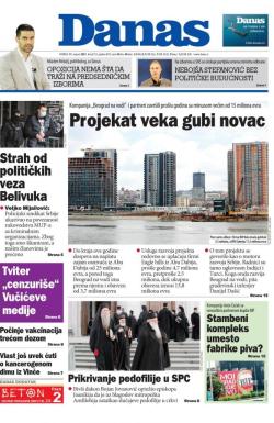 Danas - broj 8723, 17. avg 2021.