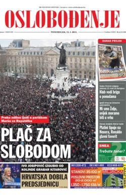 Oslobođenje - broj 24.468, 12. jan 2015.