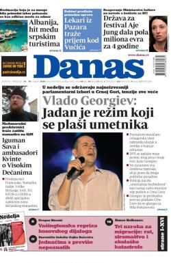 Danas - broj 8370-8371, 29. avg 2020.