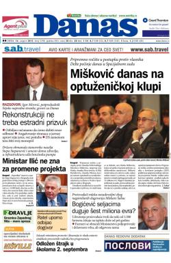 Danas - broj 5798, 14. avg 2013.