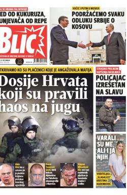 Blic - broj 7491, 20. dec 2017.