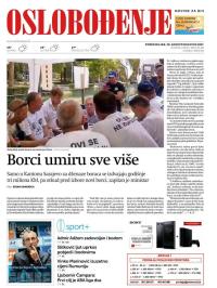 Oslobođenje - broj 25416, 28. avg 2017.