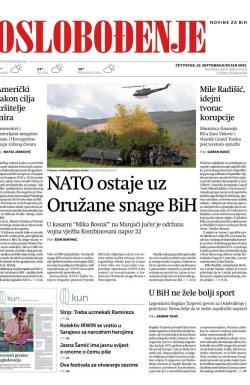 Oslobođenje - broj 27102, 22. sep 2022.