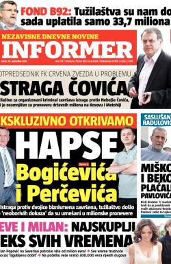 Informer - broj 729, 24. sep 2014.